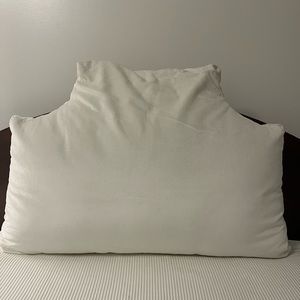 White headboard pillow - twin